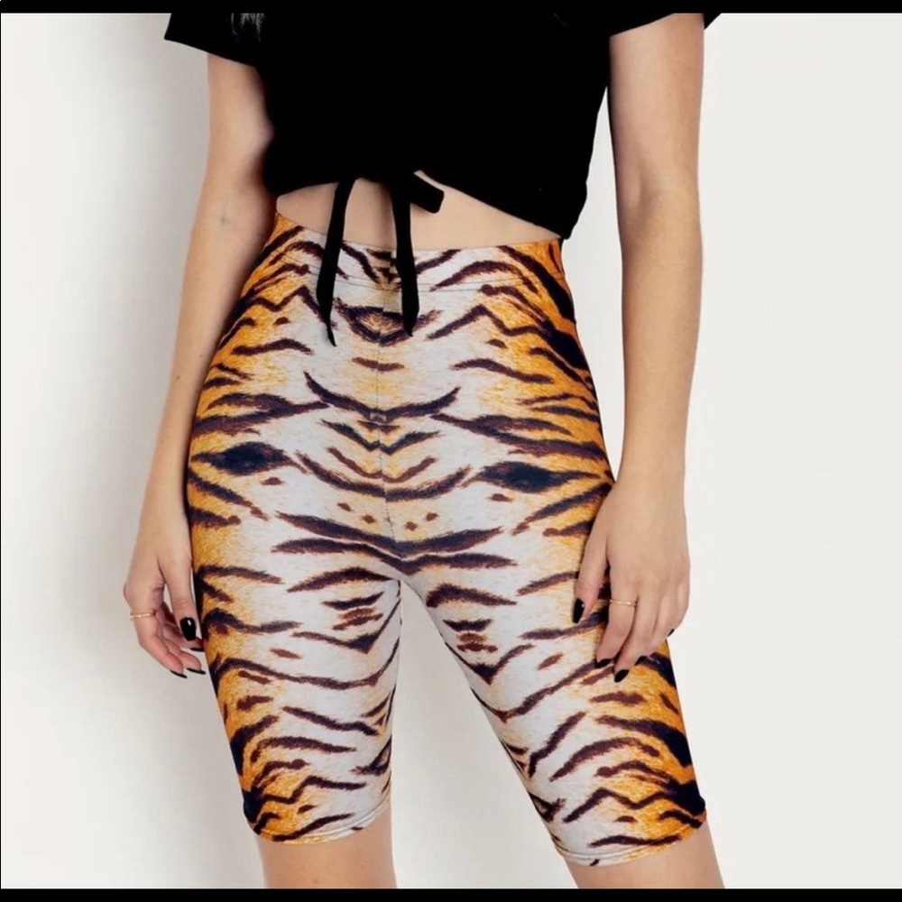 Blackmilk Tiger Print Women Shorts